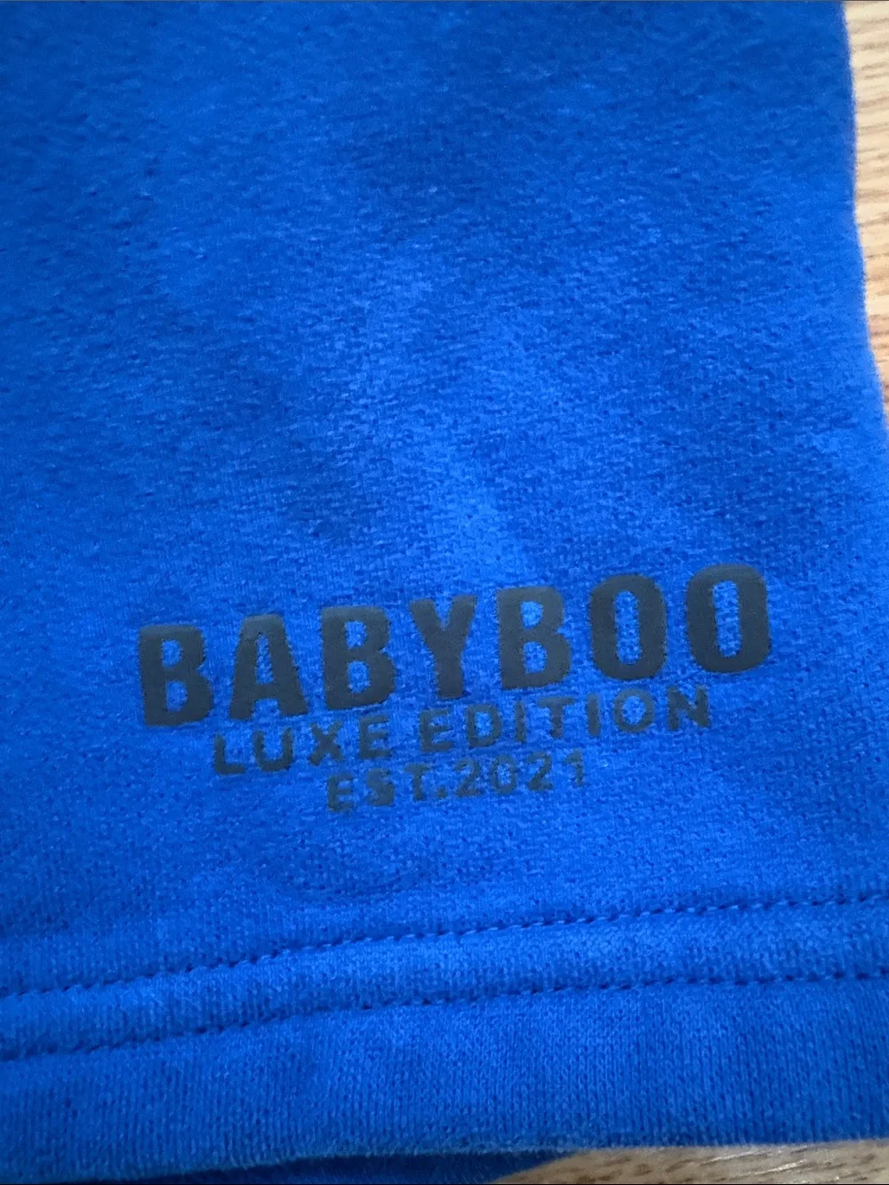 Babyboo Royal Blue Women's Cargo Shorts with Drawstring Waist - Picture 2 of 3